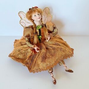 Winward Holidays Autumn Leaves Fairy Pixie Doll Katherine’s Coll 14” Posable